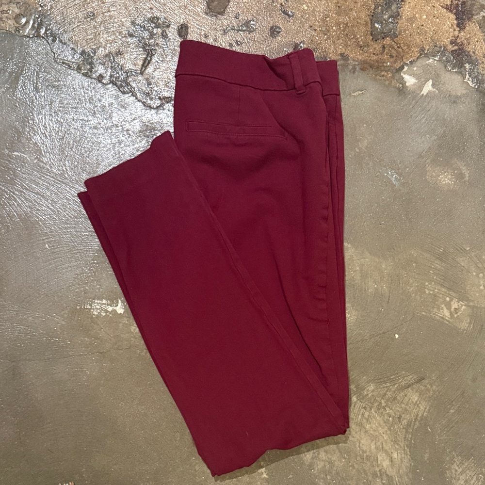 Old Navy Maroon Pixie Dress Pants